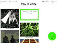 Tablet Screenshot of copyandwaste.de